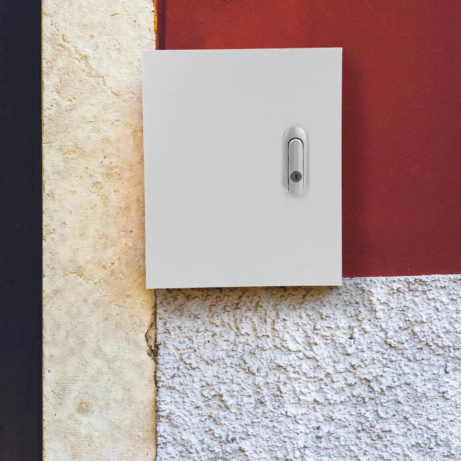 Weatherproof Wall Mounted Electrical Enclosure Box 250x300x140mm Thickened Metal Cabinet For Outdoor Power Distribution And Safe Circuit Control Waterproof Outdoor Junction Box Built To Last And Keep Your Panel Dry - Image 2