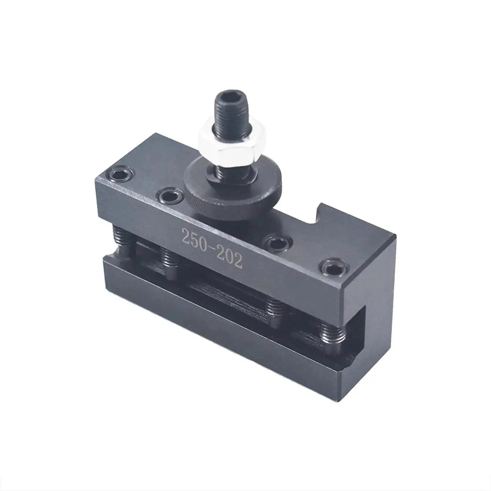 Wedge Type Piston Quick Change Tool Holder For Boring And Turning On CNC Lathes And Mini Lathes Built From Rigid Steel For Tough Use This Workhorse Makes Tool Bit Changes Up To Five Eighths Inch And Round Shanks Up To Half Inch A Breeze To Install Tool - Image 3