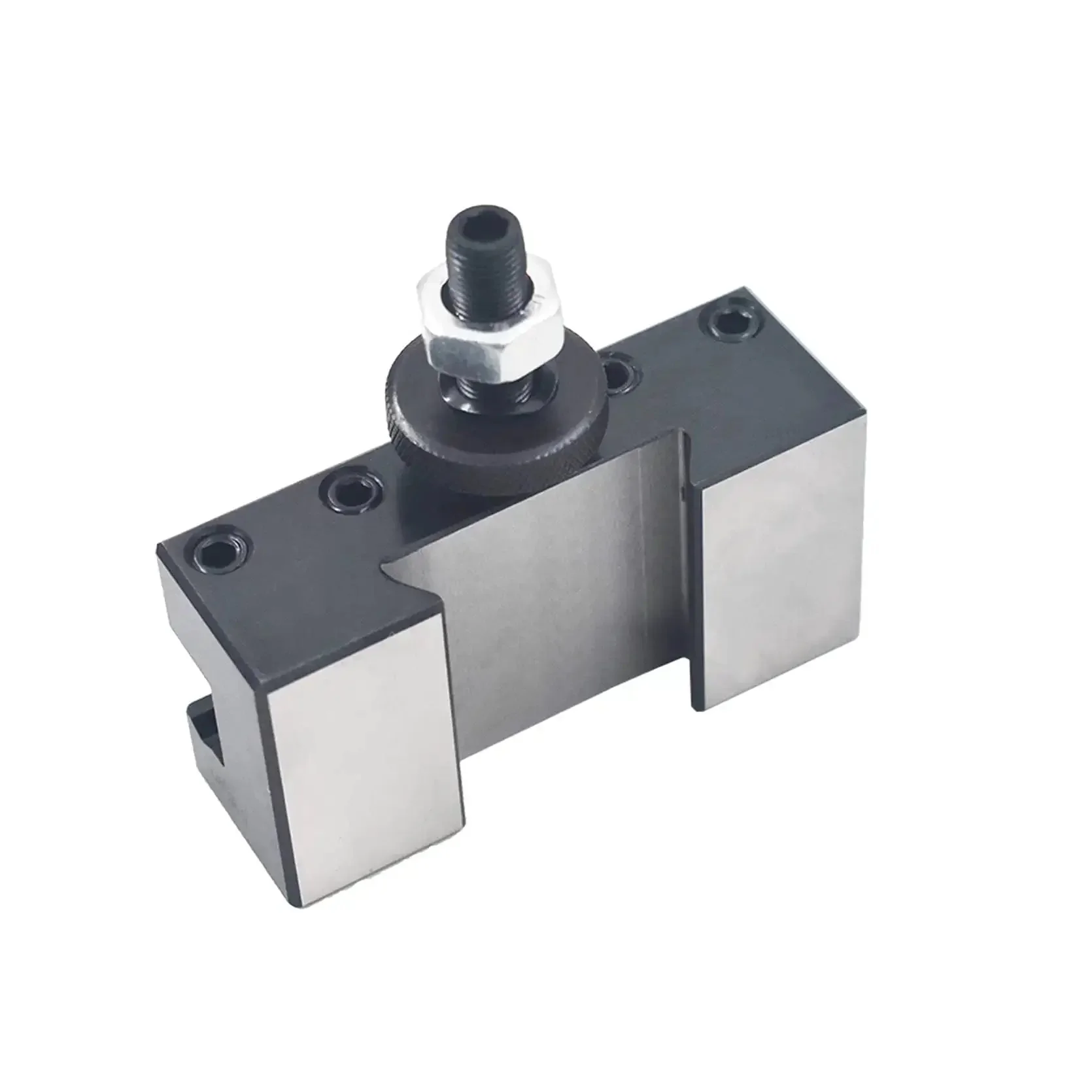 Wedge Type Piston Quick Change Tool Holder For Boring And Turning On CNC Lathes And Mini Lathes Built From Rigid Steel For Tough Use This Workhorse Makes Tool Bit Changes Up To Five Eighths Inch And Round Shanks Up To Half Inch A Breeze To Install Tool - Image 4