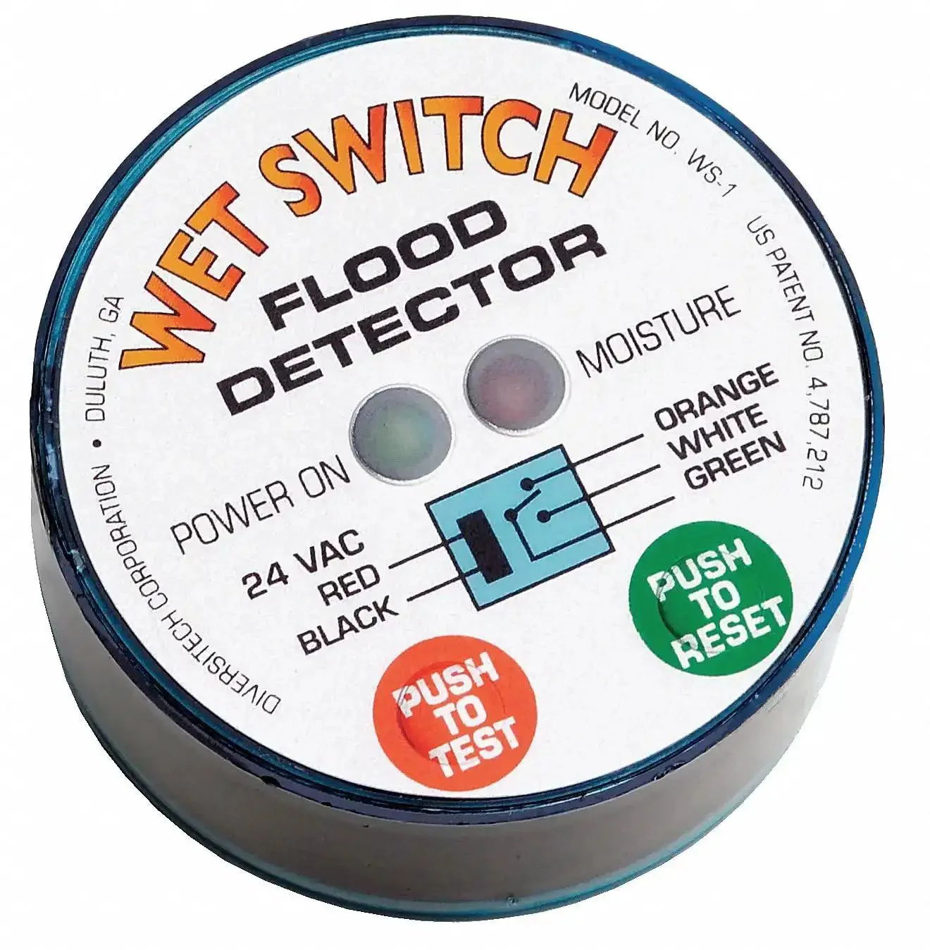 Wet Switch Flood Detector With Hydrophilic Pad And Integrated Feet, Top Notch Water Sensor To Shield Carpets, Walls, Furniture And Ceilings From Leaks, Dimensions 8 By 1.55 By 9.6 Inches