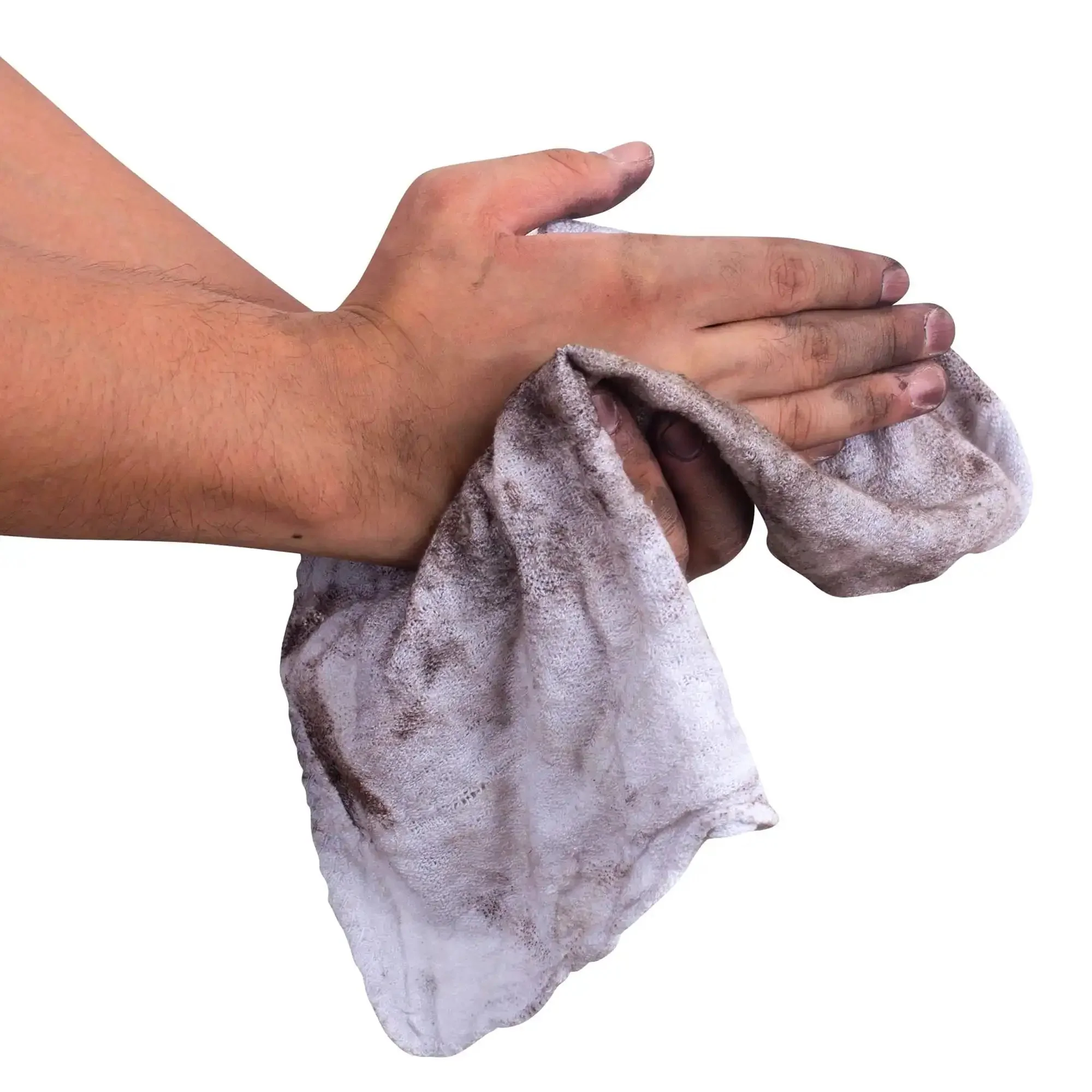 White 100 Percent Cotton Shop Towels 500 Count Heavy Duty Commercial Industrial B Grade 14 By 15 Inches Brand New Never Used For Grease Oil Spills Tools Grime In Factories Garages Auto Shops - Image 2