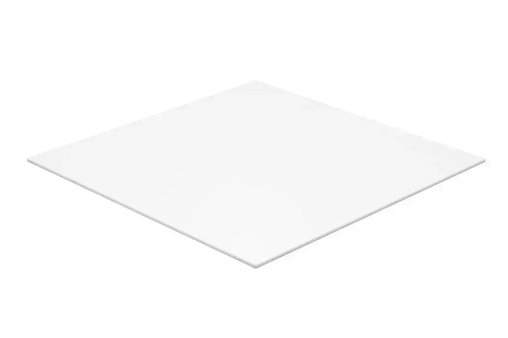 White Acrylic Sheet 12x12 Inch 1/8 Inch Thick Plexiglass Panel For Privacy And Projects, Translucent Glossy Lucite With 32 Percent Light Transmission, Durable Home Craft And DIY Material - Image 4