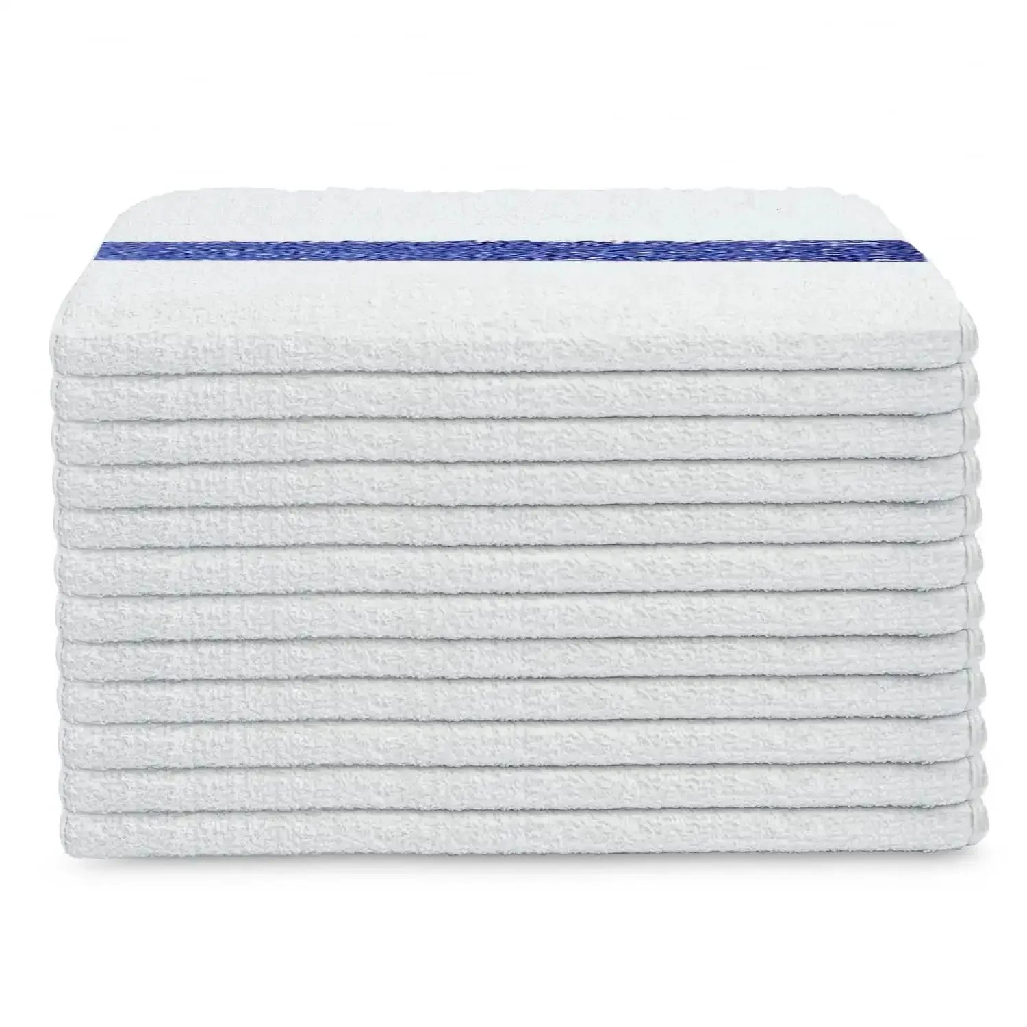 White Cotton Blend Shop Towels 60 Pack Bulk 22x44 Inches B Grade Cleaning Rags For Auto Industrial And Commercial Use Absorbent Terry Towels Box Built Tough For Spills And Wipes In Busy Shops And Garages - Image 4