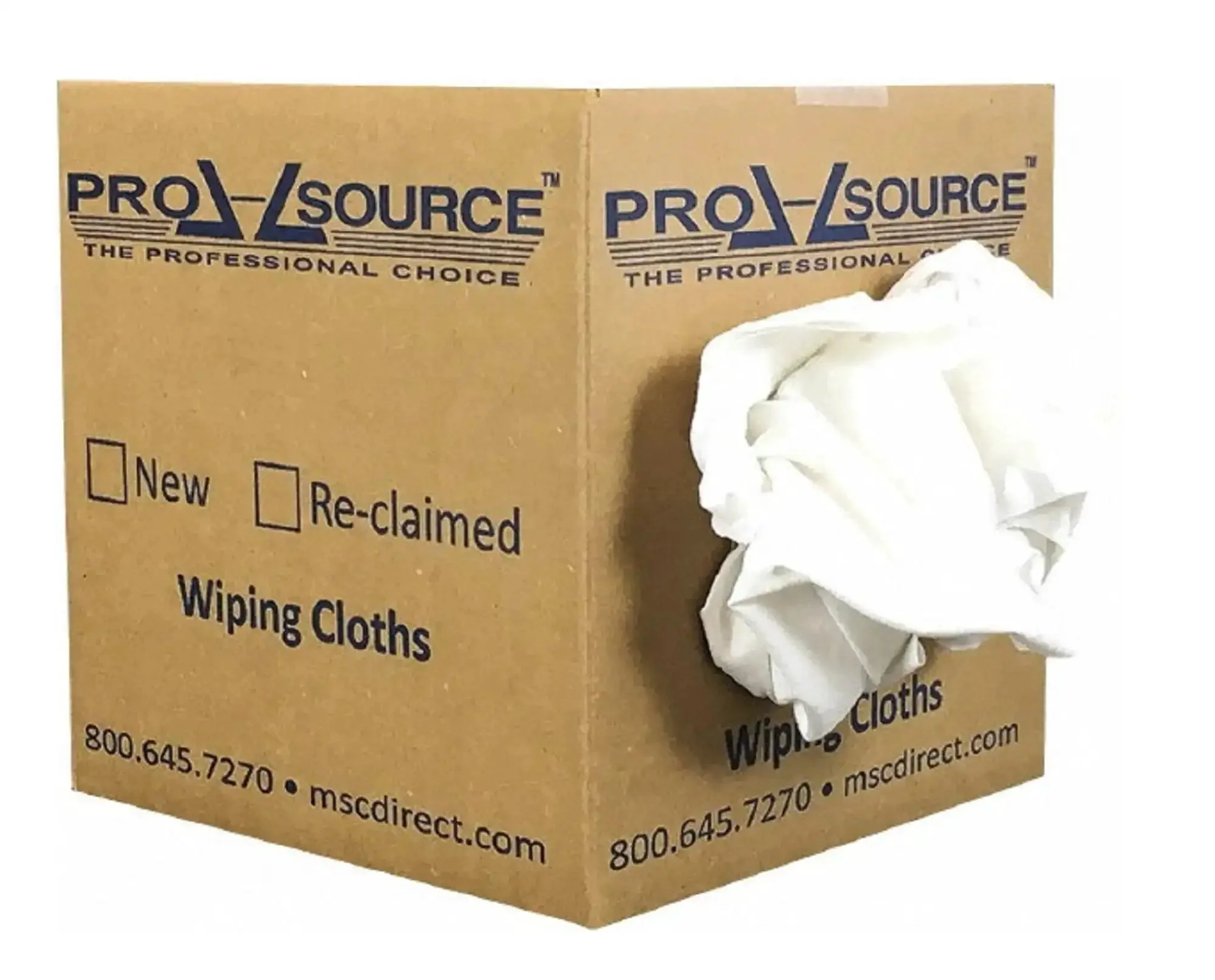 White Virgin Cotton Shop Rags, Low Lint T Shirt Knit Cloths, 10 Lb Box Containing About 30 To 40 Absorbent Rags For Polishing, Wiping, Auto, Home, And Workshop Use