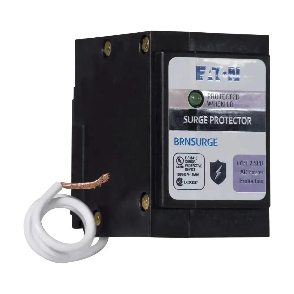 Whole Panel Surge Protector for Type BR Circuit Breakers, Two Pole Protection, 18 kA Surge Rating, Uses Two Branch Spaces, Heavy Duty Surge Protective Device for Home And Small Biz Panels - Image 3