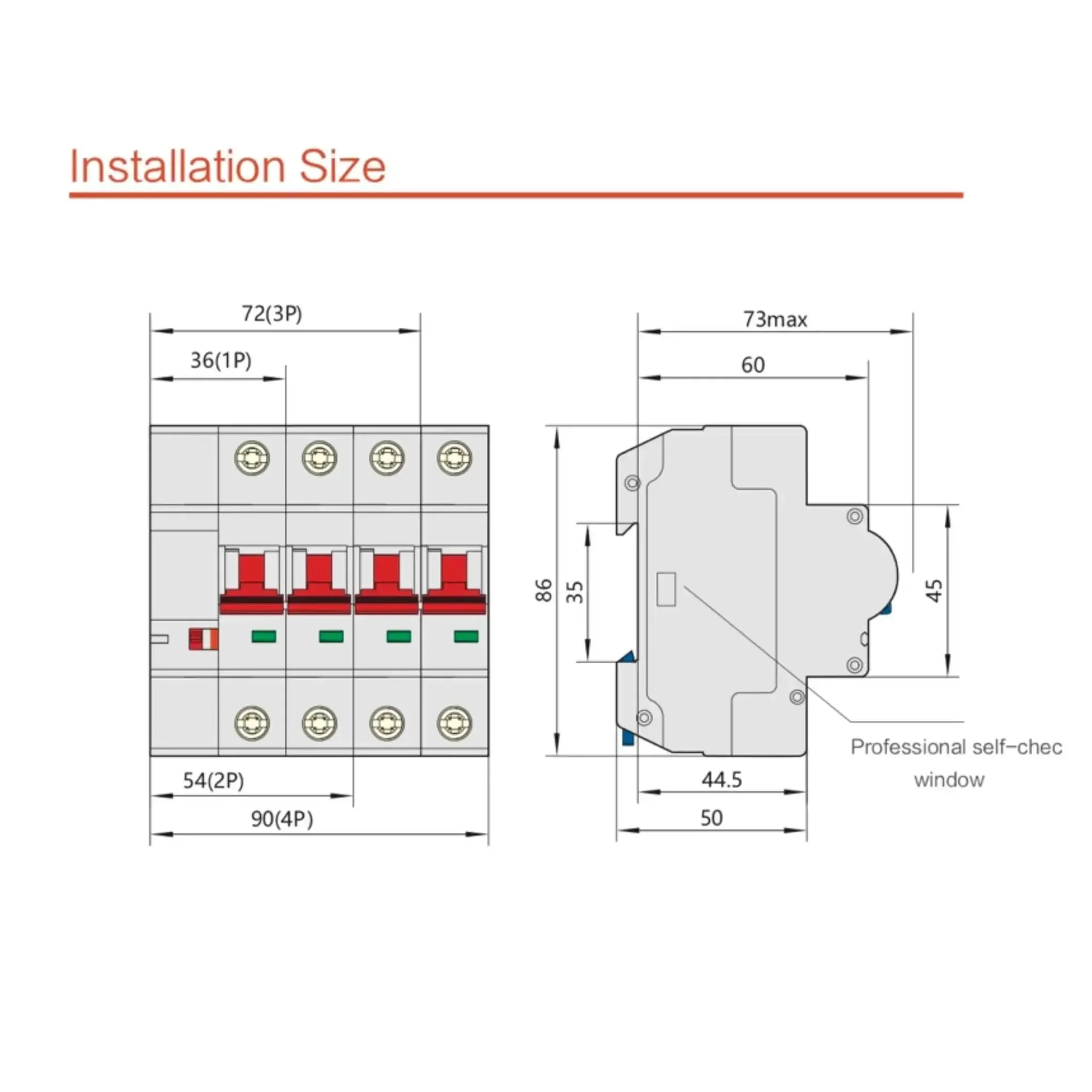 WiFi Enabled 220V 2 Pole Circuit Breaker For Home Use, 100A, Flame Retardant PA66 Shell, Tuya App Remote Control, Cloud Switch, Smart Home Ready, Remote Control Via App - Image 9
