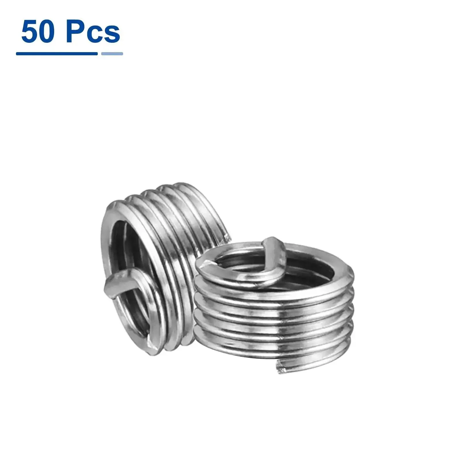 Wire Thread Inserts 10-32 UNF Helical Coiled Type 304 Stainless Steel Thread Repair Kit For Mechanical Equipment 50 Pack 1D 3/16 Inch Effective Length After Installation - Image 6