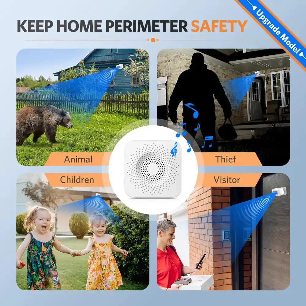 Wireless Driveway Alarm System Weatherproof Motion Sensor With Plug In Receiver And Loud Chimes Outdoor Security Alert Monitor For People Vehicles And Pets Up To 500 Feet Long Range No Fuss Setup - Image 7