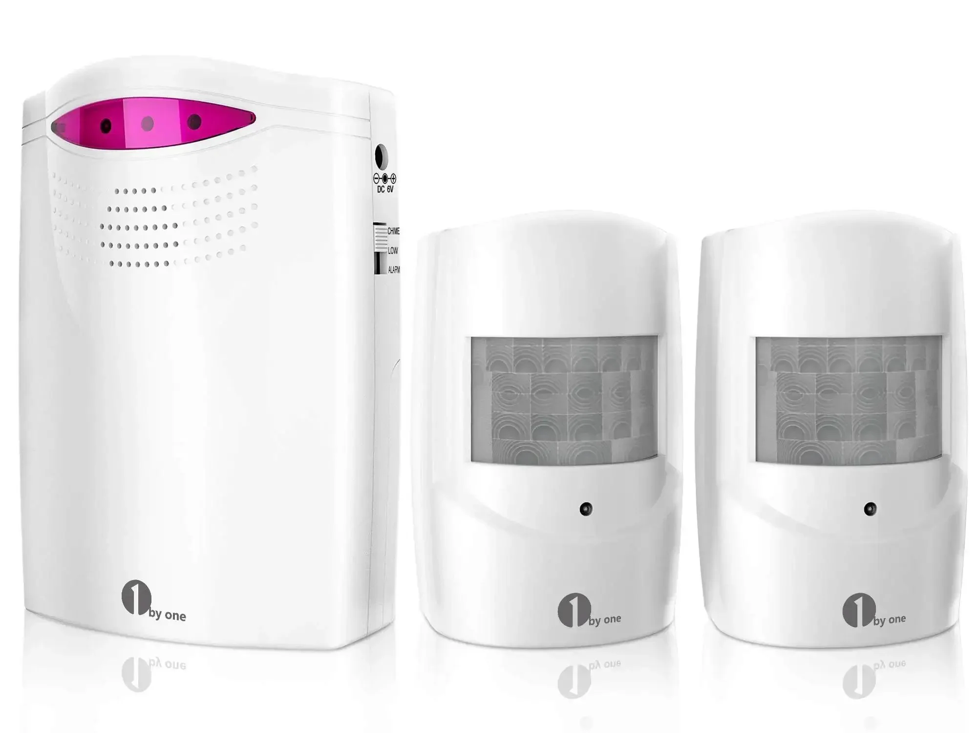 Wireless Driveway Alarm System With 1000ft Range, Motion Sensor Security Kit For Indoor Outdoor Use, Extra Loud Chimes, Includes Receiver And Two Weatherproof Infrared Sensors