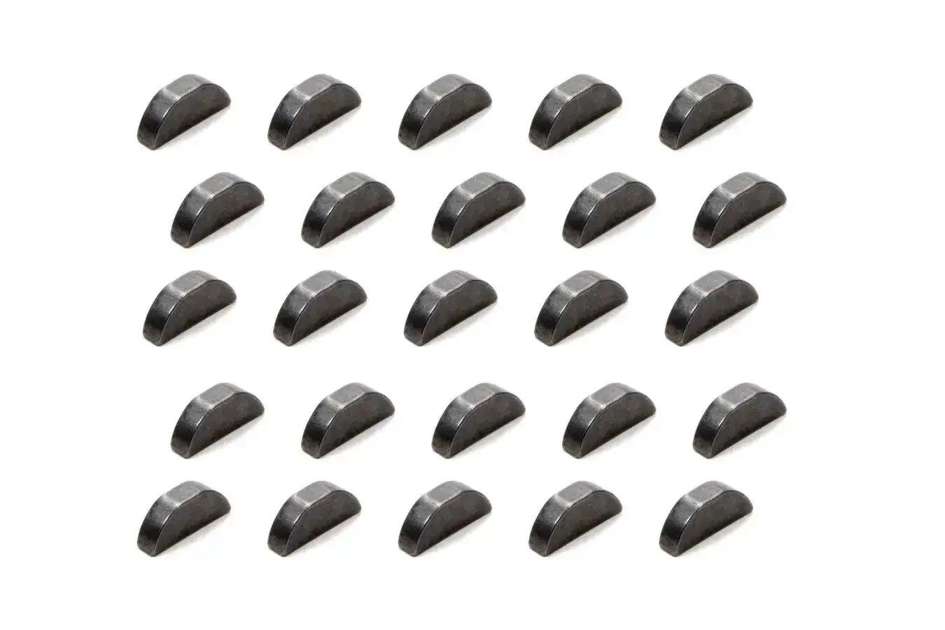 Woodruff Keys Set Of 25 3/16 By 3/4 Inches, Heavy Duty Keyway Keys For Machinery And Automotive Repairs, Ready To Install, Precision Fit, Pro Grade Replacement Kit For DIY Projects And Shop Use