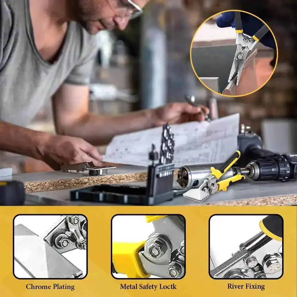 Workhorse Hand Seamer For Sheet Metal, 6 Inch Jaw Bender Pliers With Comfort Grip, Flattening And Seaming Tool For Metal Sheets, Aluminum, Steel, Copper, Ergonomic TyreGrip Handle For Easy Bends And Precise Folds - Image 2