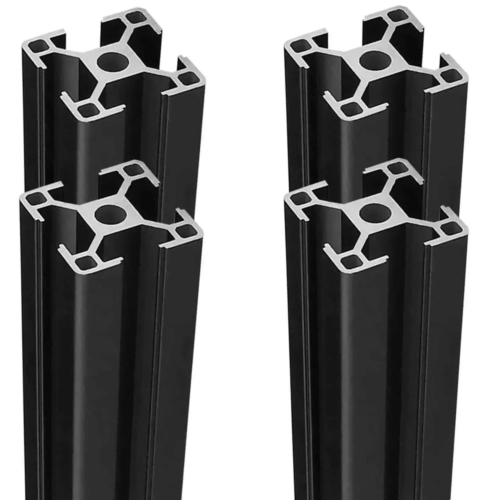 Workhorse T Slot 3030 Aluminum Extrusion 39.4 Inch European Standard Anodized Linear Rail Black For DIY 3D Printer And CNC Machine Build Ready High Strength Aluminum Profile For Precise Stable Milling And Automation - Image 5