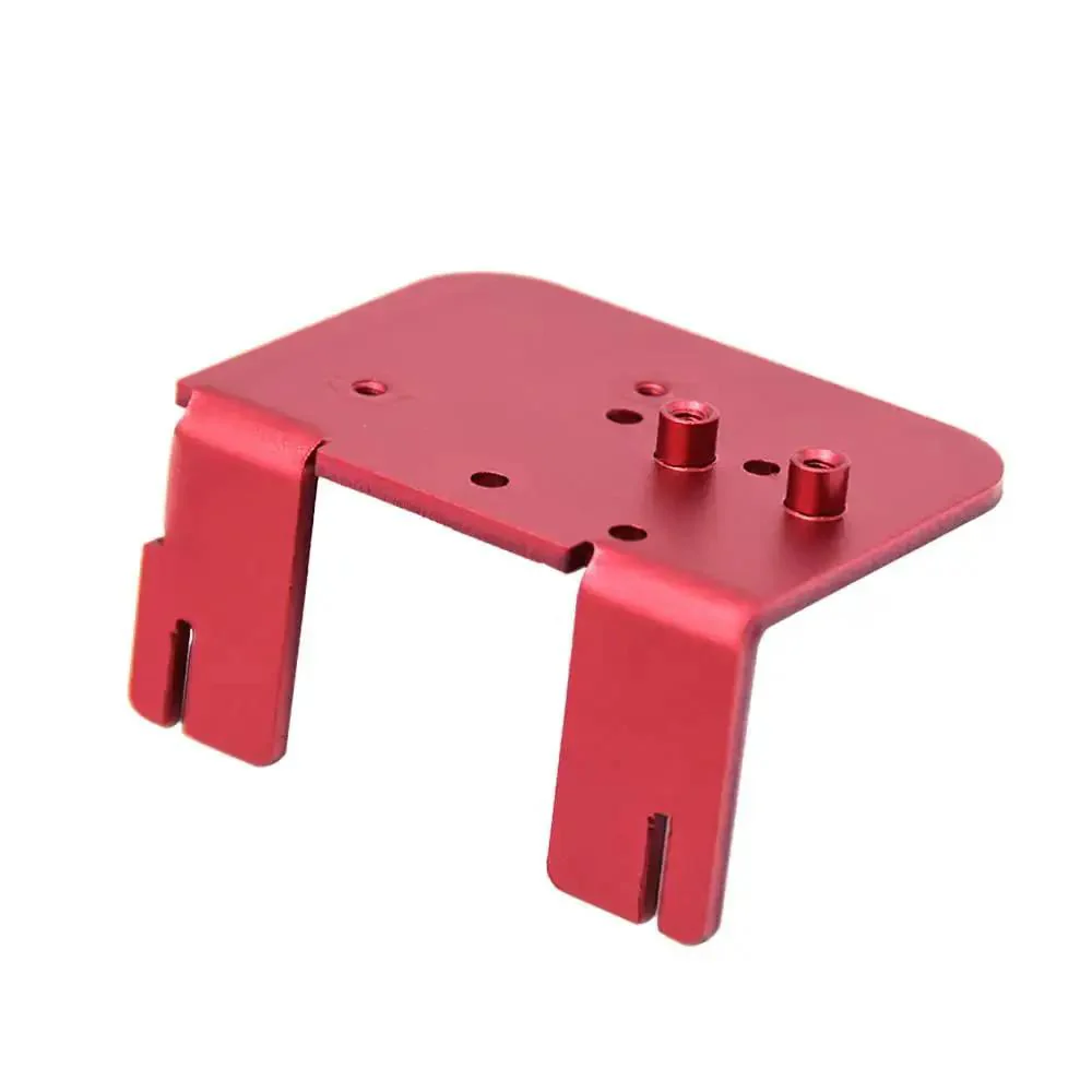 X Axis MGN12C Linear Rail Kit With Aluminum Fix Plate Bracket Upgrade For Budget Desktop 3D Printers Red Bracket Finish Boosts X Axis Precision And Reduces Distortion No Rail Included Easy Bolt On Install - Image 4