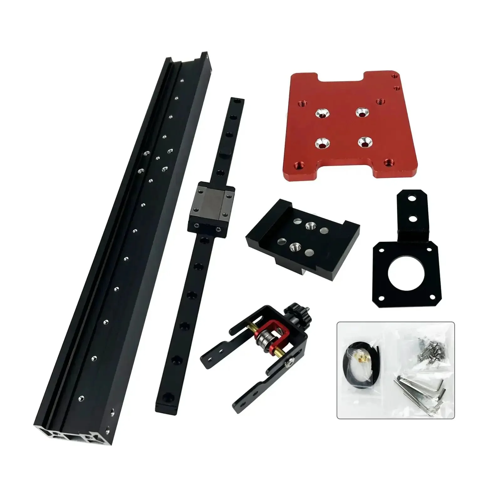 Y Axis MGN12H Linear Rail Guide Kit V3.2 Upgrade For Ender 3 Pro And Ender 3 Neo 3D Printers Includes Custom 4020 Profile And All Accessories For Ultra Smooth Precise Printing And Easier Upgrades