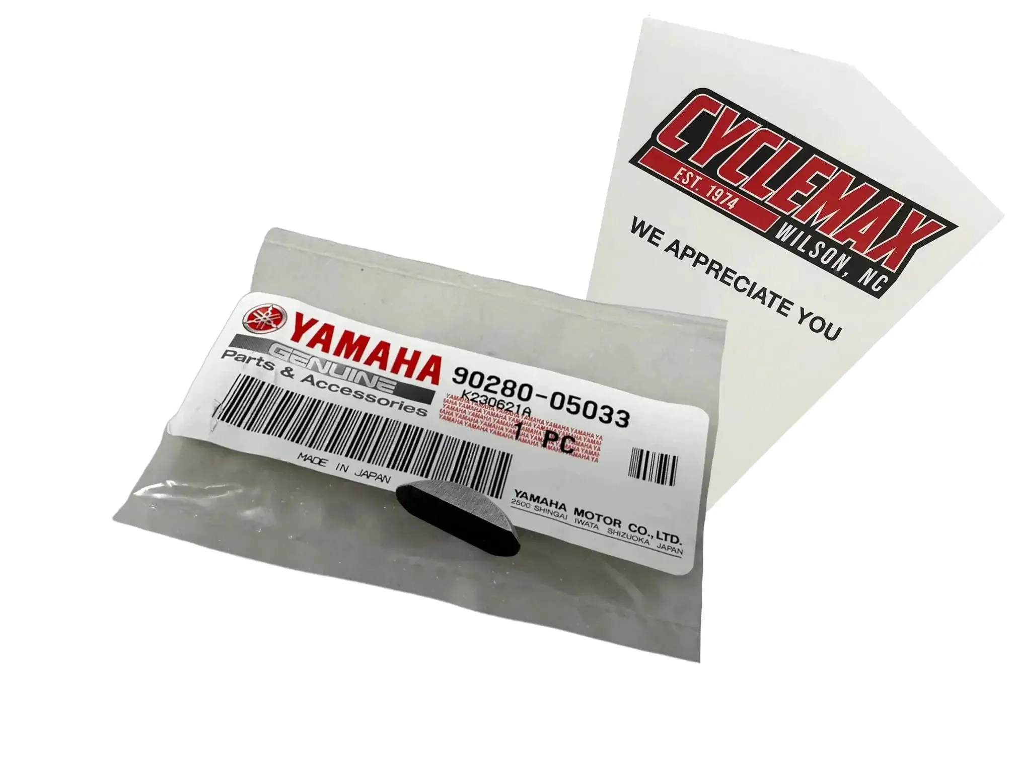 Yamaha Woodruff Key 90280-05033-00 Pack With Disposable Funnel Replacement Key And Funnel Kit For Smooth Install High Quality Fit For Yamaha Engines For Quick Setup