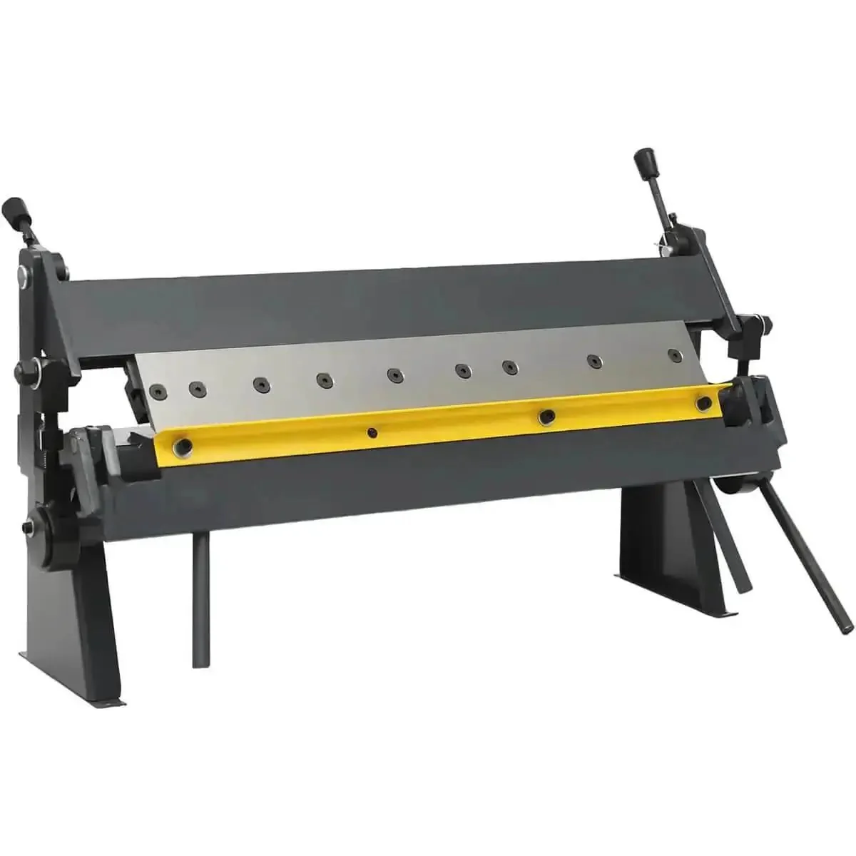 Your Go To 24 Inch Box And Pan Brake For Sheet Metal Bending, 0 To 135 Degrees, Desktop Hand Brake, Heavy Duty For 20 Gauge Mild Steel Aluminum Copper Carbon Steel, Industrial Grade Pan And Box Brake - Image 5