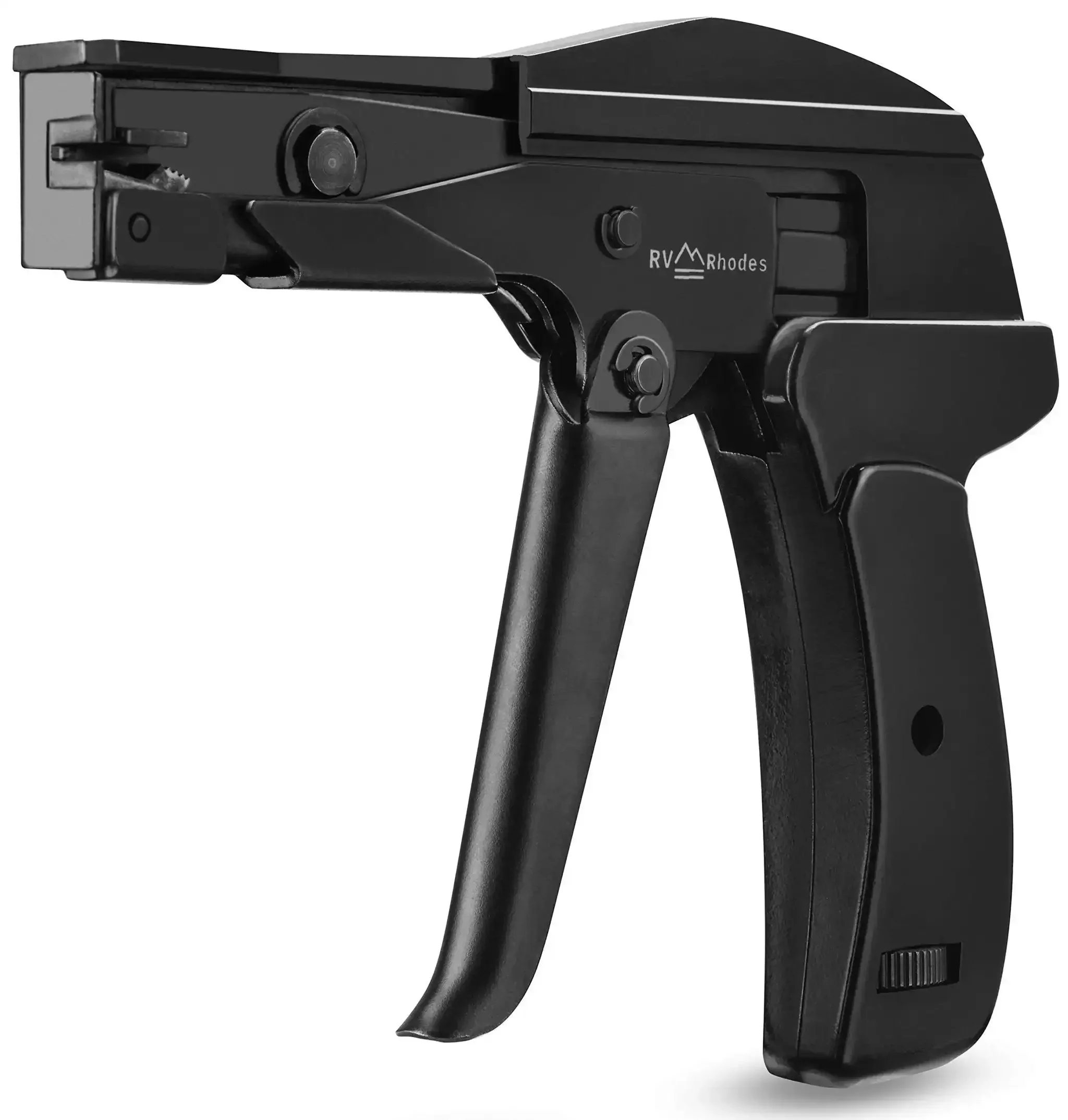 Zip Tie Gun And Cable Tie Install Tool With Adjustable Tension No Fuss Built In Cutter For Easy Cable Management Works With Nylon Ties Up To Quarter Inch Black - Image 2
